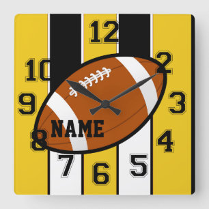 Pittsburgh Colors Football Wall Uhr