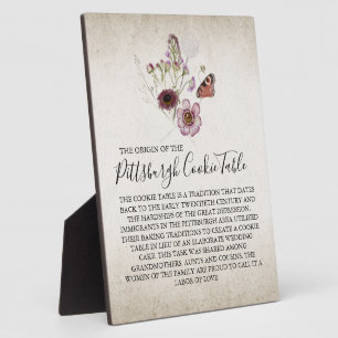 PITTSBURGH COOKIE TABLE SIGN WEDING FOTOPLATTE