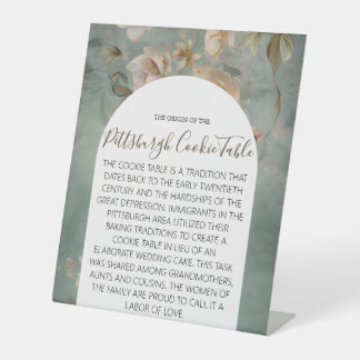 PITTSBURGH COOKIE TABLE SIGN WEDING SOCKELSCHILD