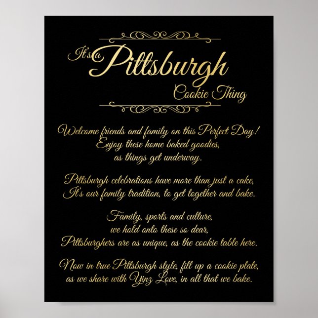 Pittsburgh Cookie Theme Poster (Vorne)