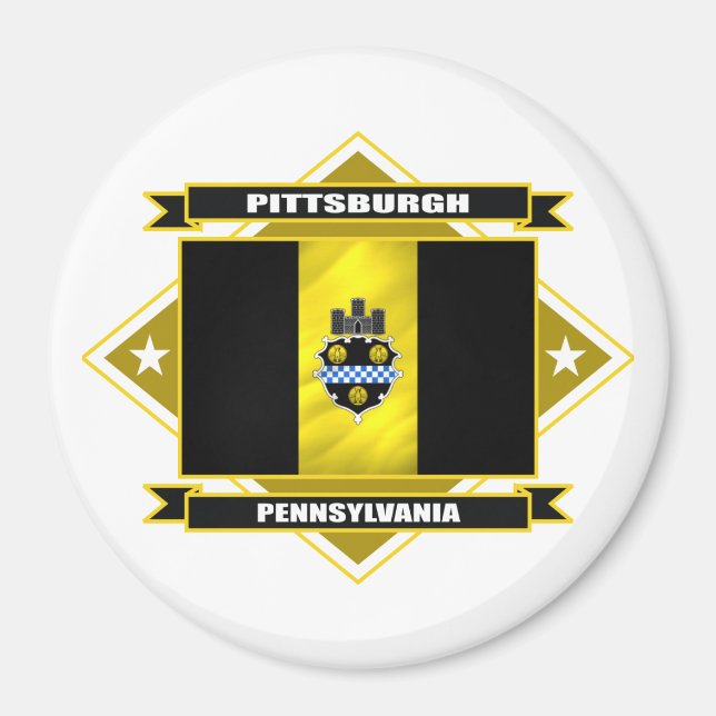 Pittsburgh Diamond Magnet (Vorne)