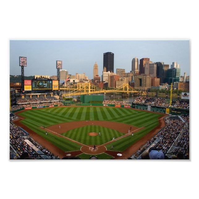 Pittsburgh druckt Baseball View Fotodruck (Vorne)