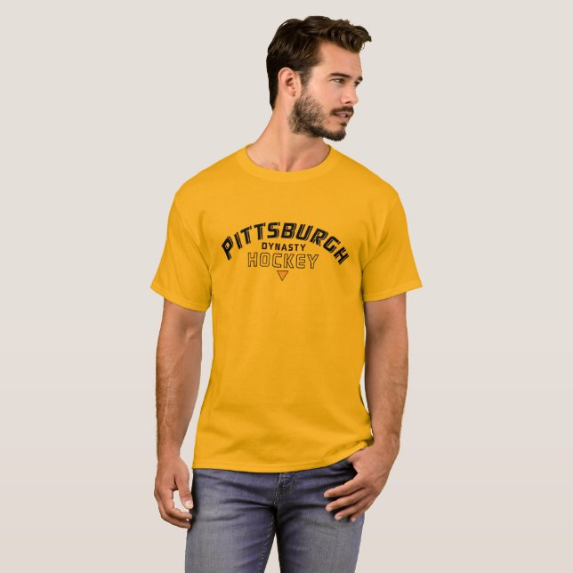 Pittsburgh Dynsty Hockey Gold T - Shirt (Vorne ganz)