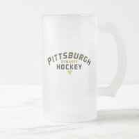 Pittsburgh Dynsty Hockey Mattiert Glass Tasse