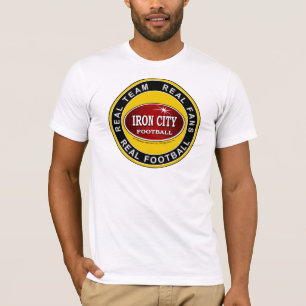Pittsburgh Eisen Stadt Real Team, Fans und Fußball T-Shirt