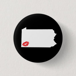 Pittsburgh-Fältchen-Button Button