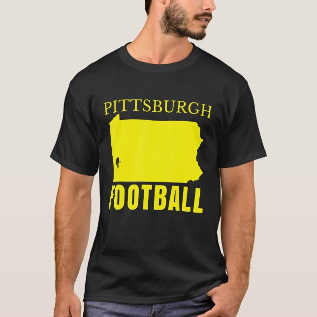 Pittsburgh Football Fan The Burgh Pennsylvania Tee (Vorderseite)