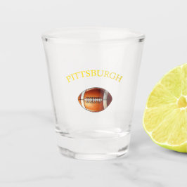 Pittsburgh Football Schnapsglas
