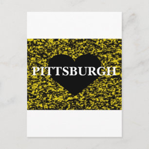 Pittsburgh Heart Postkarte