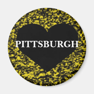 Pittsburgh-Herz Magnet