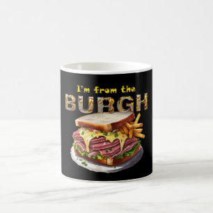 Pittsburgh - "Ich bin aus dem Burgh" Kaffeetasse
