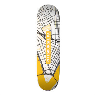 Pittsburgh-Karte 3 Skateboard