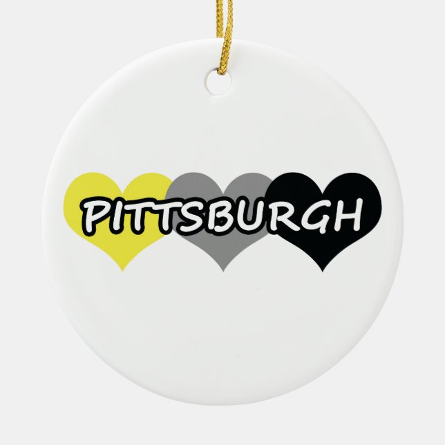 Pittsburgh Keramikornament (Vorne)