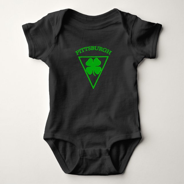 Pittsburgh Luck Baby Strampler (Vorderseite)