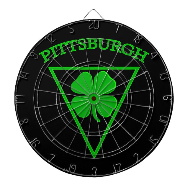 Pittsburgh Luck Dartscheibe (vorne)