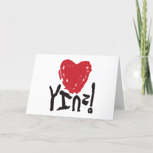 PITTSBURGH LUV YINZ VALENTINE CARD FEIERTAGSKARTE