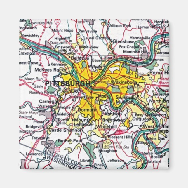 Pittsburgh Magnet (Vorne)