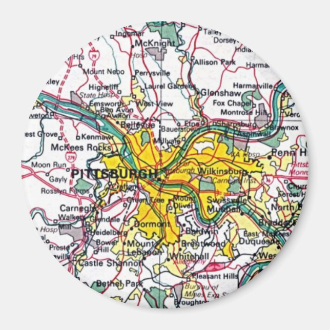Pittsburgh Magnet (Vorne)
