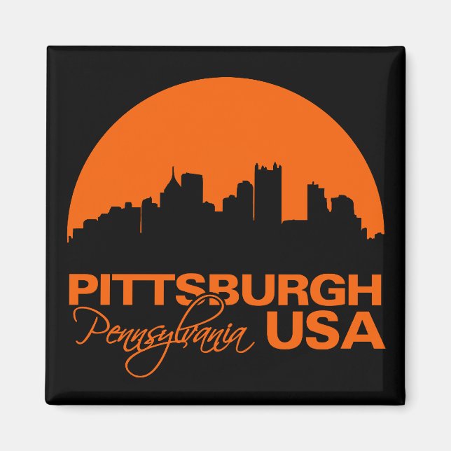 PITTSBURGH-Magnet Magnet (Vorne)
