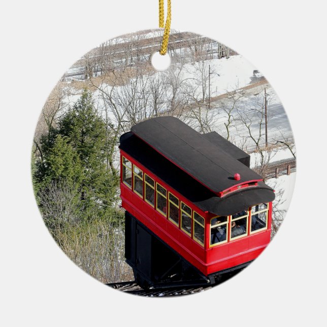 Pittsburgh-Neigungs-Flugzeug Keramikornament (Vorne)