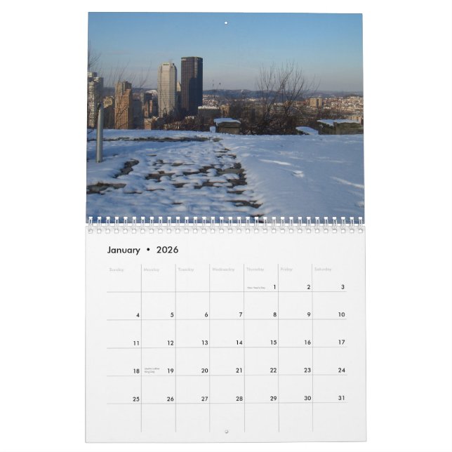 PITTSBURGH, PA 2012 KALENDER (Jan 2026)