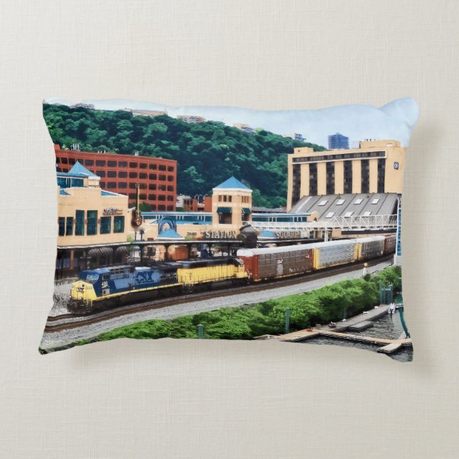 Pittsburgh PA - Bahnhof Dekokissen (Rückseite)