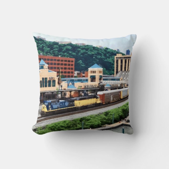 Pittsburgh PA - Bahnhof Kissen (Vorderseite)