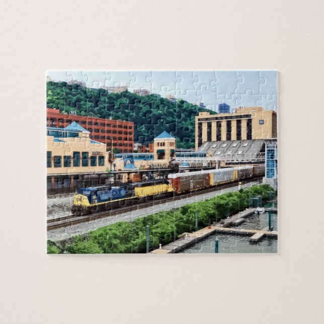 Pittsburgh PA - Bahnhof Puzzle (Horizontal)