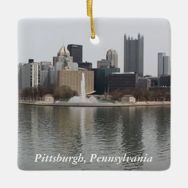 Pittsburgh, PA Keramikornament (Vorderseite)
