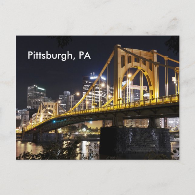 Pittsburgh, PA Postkarte (Vorderseite)
