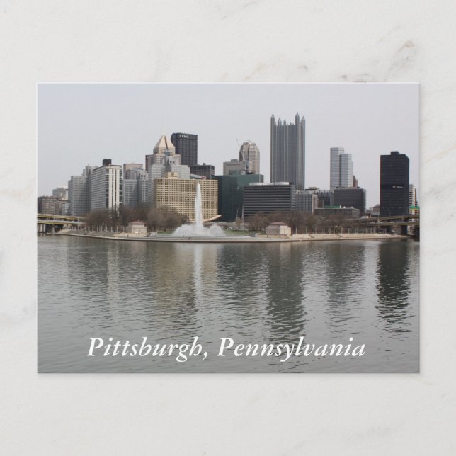Pittsburgh, PA-Postkarte Postkarte (Vorderseite)