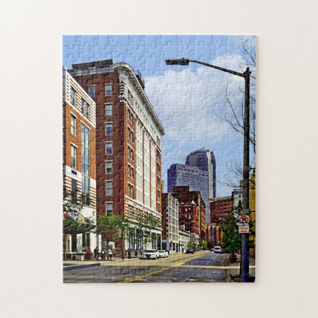 Pittsburgh PA - View Down Ninth Street Puzzle (Vertikal)