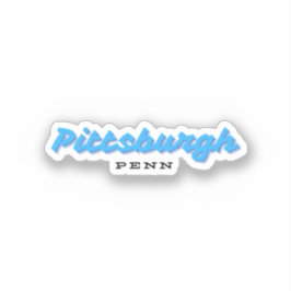 Pittsburgh Pennsylvania Aufkleber