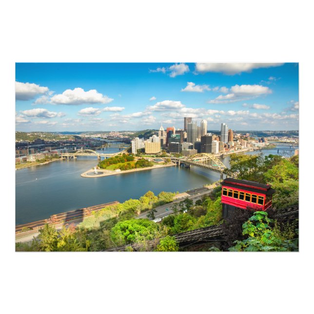 Pittsburgh Pennsylvania Duquesne Incline Fotodruck (Vorne)