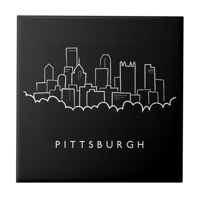 Pittsburgh Pennsylvania Fliese (Vorderseite)