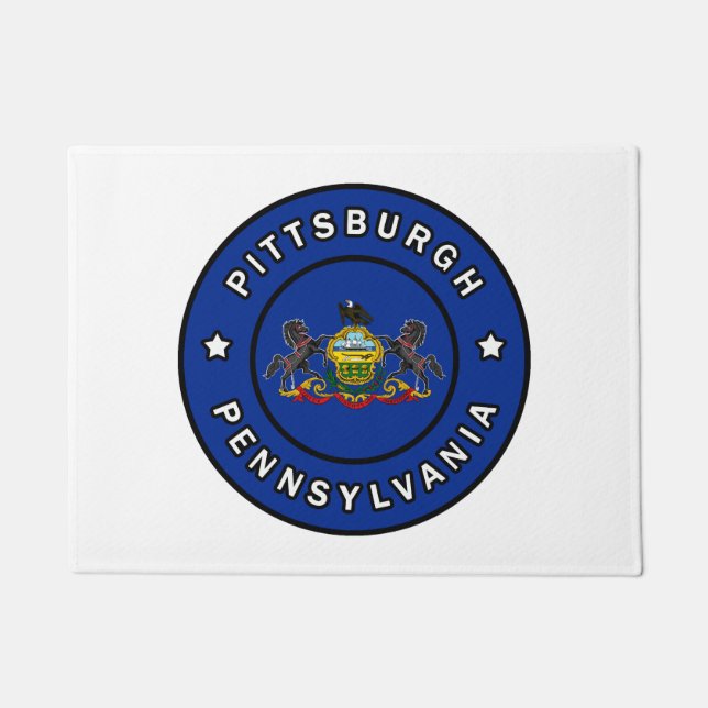 Pittsburgh Pennsylvania Fußmatte (Vorderseite)