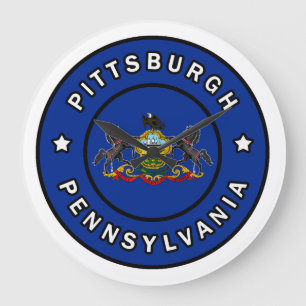 Pittsburgh Pennsylvania Große Wanduhr