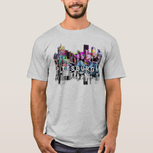 Pittsburgh, Pennsylvania in Graffiti T-Shirt