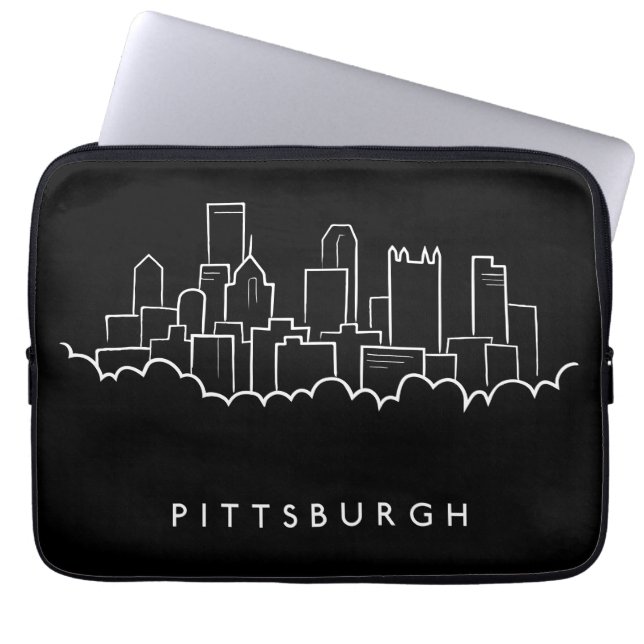Pittsburgh Pennsylvania Laptopschutzhülle (Vorderseite)