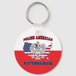 Pittsburgh Pennsylvania polnischen Schlüsselanhänger