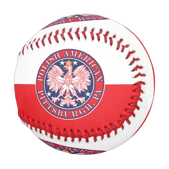 Pittsburgh Pennsylvania Polnischer Adler Baseball (Vorne Rechts)