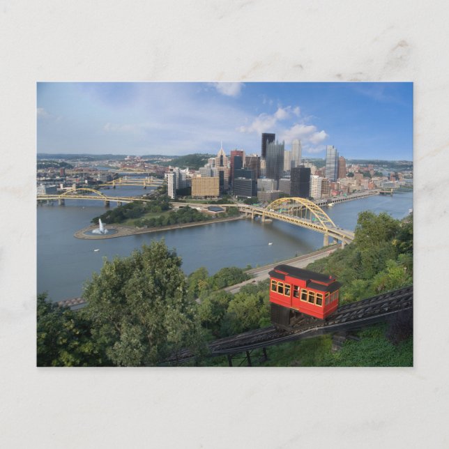 Pittsburgh Pennsylvania Postcard Feiertagspostkarte (Vorderseite)