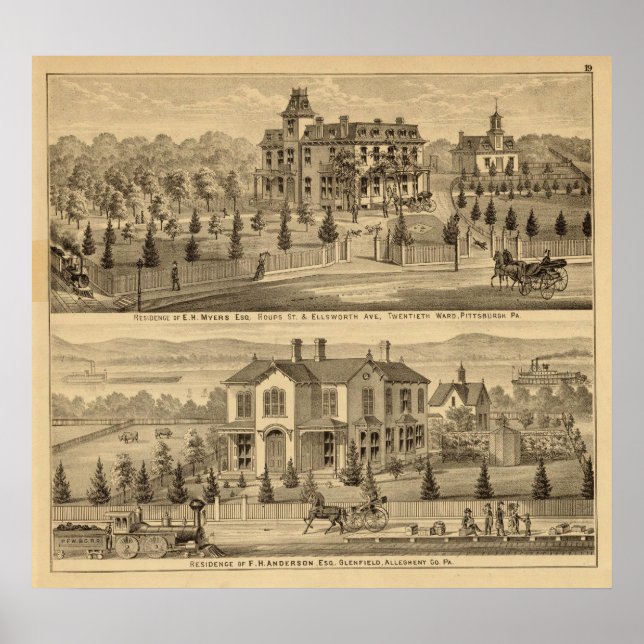 Pittsburgh, Pennsylvania Poster (Vorne)