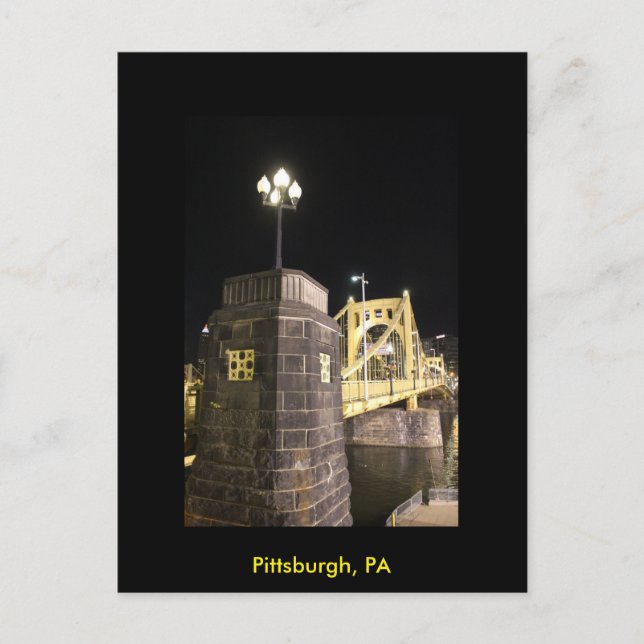 Pittsburgh, Pennsylvania Postkarte (Vorderseite)