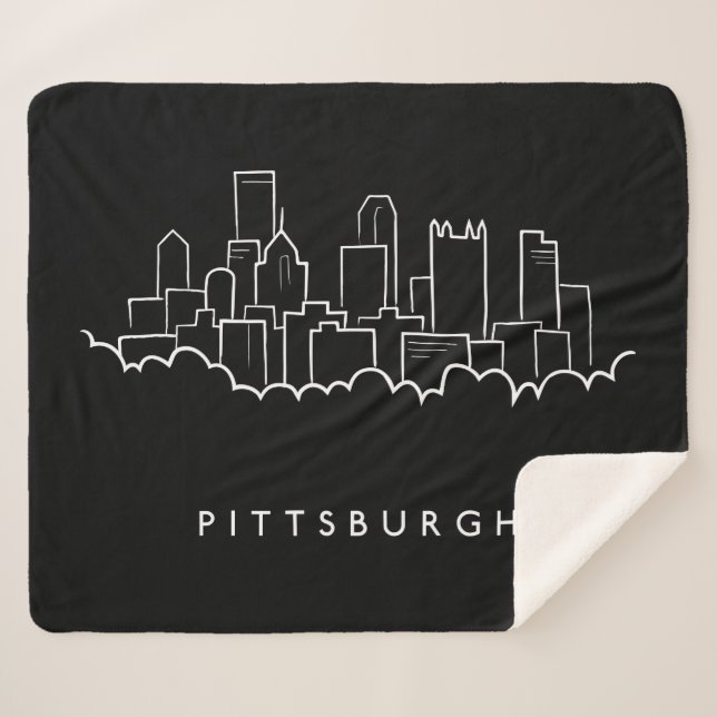 Pittsburgh Pennsylvania Sherpadecke (Vorderseite (Horizontal))