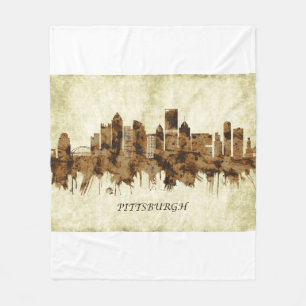 Pittsburgh Pennsylvania Stadtansicht Fleecedecke