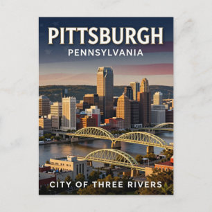 Pittsburgh Pennsylvania Steel City Erbe Postkarte