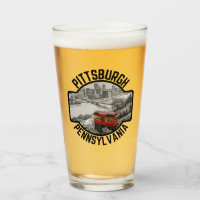 Pittsburgh Pennsylvania Steel City Skyline Incline