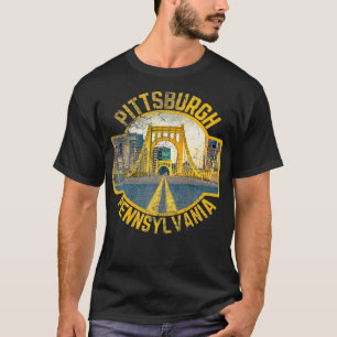 Pittsburgh Pennsylvania Steel City Skyline Photogr T-Shirt