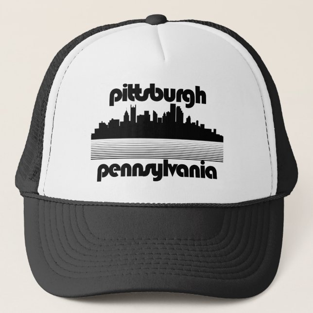 Pittsburgh Pennsylvania Truckerkappe (Vorderseite)